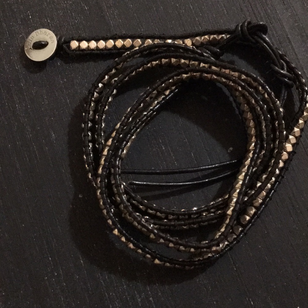 Lulu Dharma gemstone wrap bracelet